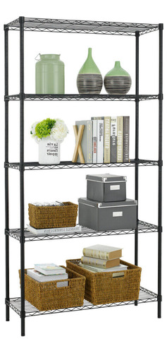 New 5 Tier Wire Shelving Unit Nsf Metal Shelf Rack 1250  Uut