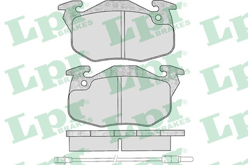 Pastillas De Freno Lpr Delantera Renault 20 (sistema Bendix)