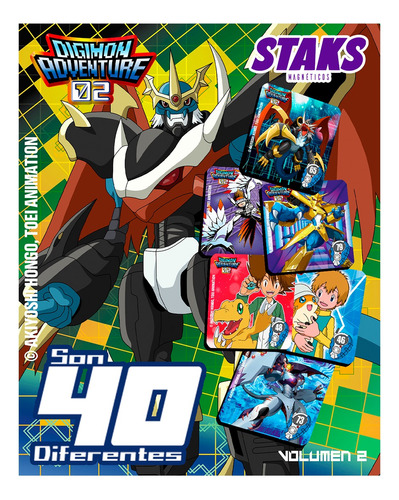 Staks Digimon Adventure 02 Vol.2 (colección Completa)