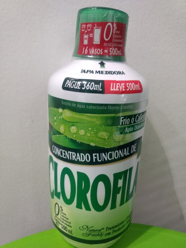 Clorofila Por 500 Ml Natural Freshly - L a $45000