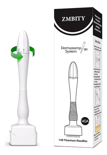 Zmbity 140 Titanio Ajustable Microneedling Derma Stamp -derm