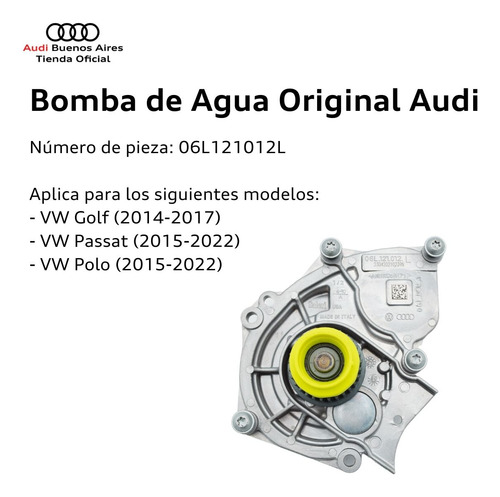 Bomba De Agua Volkswagen Tiguan Allspace 2018 Al 2021