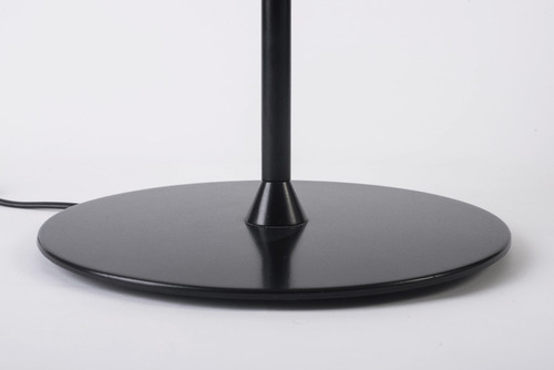 Imagen 5 de 8 de Lampara Velador Y Mesa Negro 48 Cms Alto Mod Milan N Mf