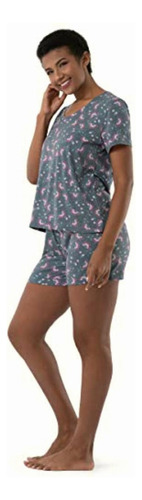 Fruit Of The Loom Conjunto De Dormir De 2 Piezas Para Mujer,