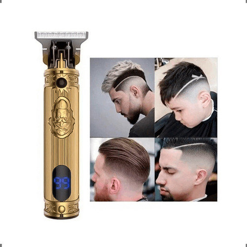 Aparador Elétrico De Pelo Cabelo Bivolt Kemei 700h Dourada +