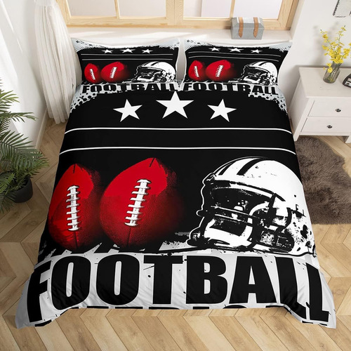 Fútbol Funda Nórdica Deportes Ropa De Cama Set Balón...