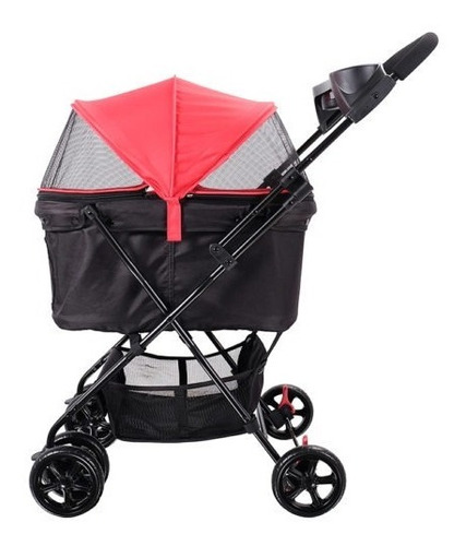 Imagen 4 de 9 de Coche Mascota Paseo Ibiyaya Easy Strolling Buggy Rouge 20 Kg