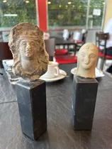 Comprar Dos Esculturas Mujer Para Restaurar Base De Madera