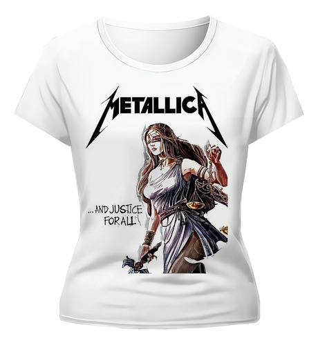 Remera Metallica Diseños Dama