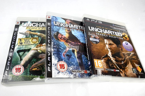 Uncharted 1 ,2 Y3 Juegos Ps3 Originales Fisicos Completos