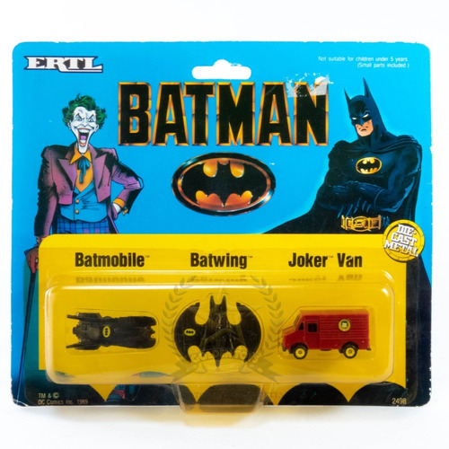 Batman Joker Batimovil Joker Van Vintage 1989 Dc Golden Toys