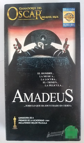 Película Amadeus Vhs Drama  Suspenso