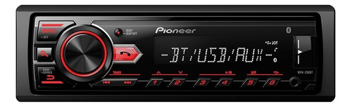 Som automotivo Pioneer MVH 298BT com USB e bluetooth