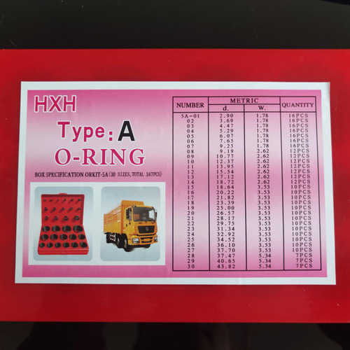 Kit Surtido De Juntas Tóricas Métricas Caja Roja 347uds.