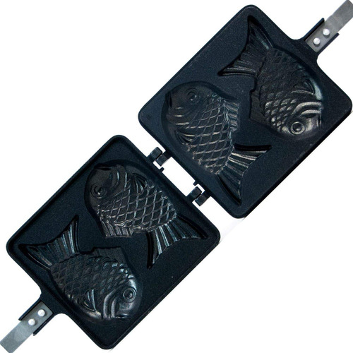 Cookking Panquequera Forma Pez Taiyaki Japon Normal Negro