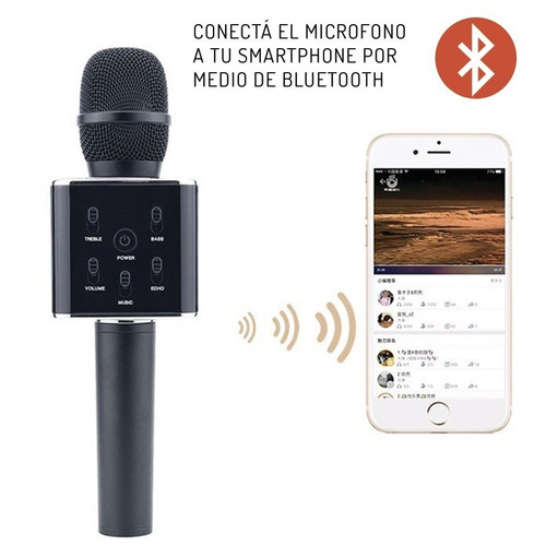Micrófono Karaoke  - Bluetooth Parlante Portatil + Estuche