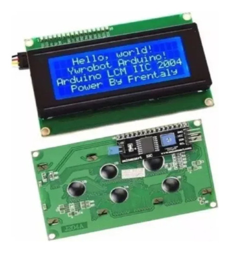 10 X Módulo Display 20x04 20x4 2004 Fundo Azul Modulo I2c Ar