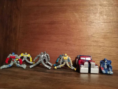 Transformers Hasbro 2008, Lote De 8 Pzas, De Goma Esqueleto (Usado)