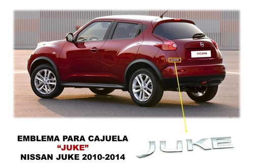 Emblema Para Cajuela Nissan Juke 2010-2014