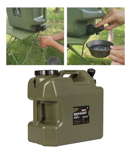 Outdoor Drinking Water Bucket With Faucet Pitcher
