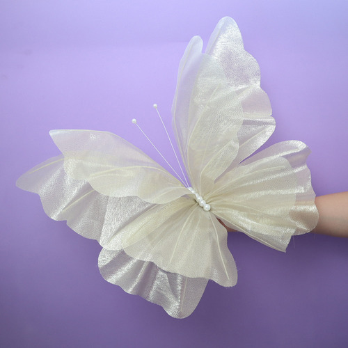 Mariposa Artificial De Hilo De Seda 3d Para Exteriores