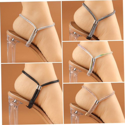 Correas De Zapato De Tacones Altos Elásticos, Correas
