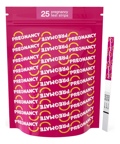Pregmate 25 Tiras De Prueba De Embarazo (25 Unidades)