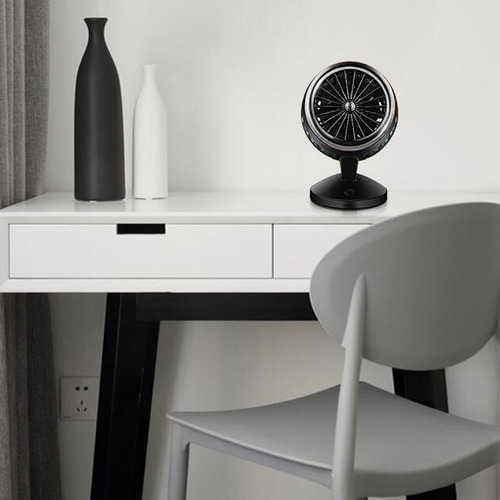 Nuevo Ventilador Turbo Portátil Usb De Doble Hoja Mini Circu
