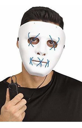 Illumo Blue Led Light Up Mask (talla Única)