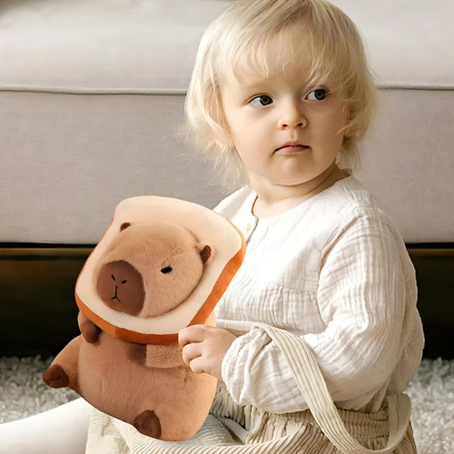 Peluche Capibara de 30 cm, hermoso color Capibara 2024 como se muestra: peluche de 30 cm con forma de aguacate