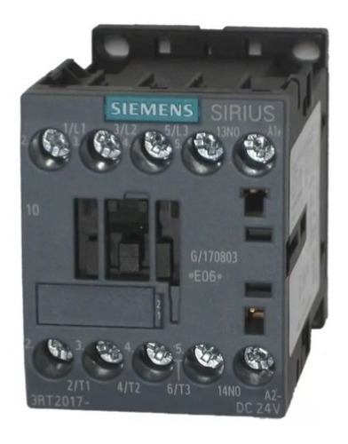 3rt2017-1ar61 Siemens Contactor 12amps Bob:440vac S00 C-1na