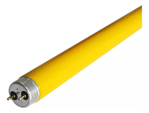 Tubo Fluorescente Color Amarillo Sylvania T8 18w 60cm 