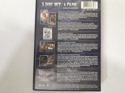 Imagen 4 de 4 de Crypta Del Terror Vol.1 / 4 Dvd,s / Hugo Stiglitz