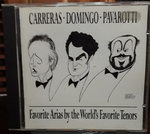 Carreras Domingo Pavarotti Favorite Arias Favorite Tenors