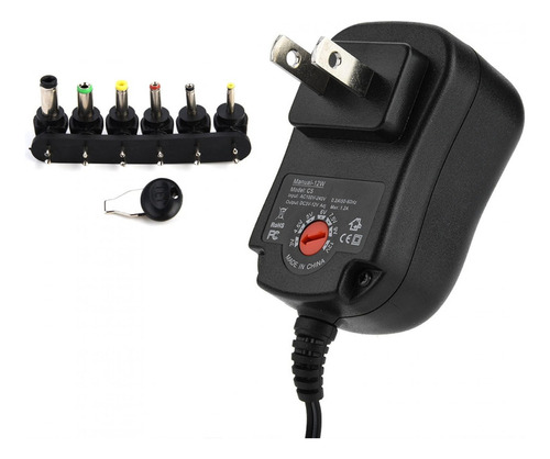 Adaptador De Fuente De Alimentación De Voltaje Ajustable De