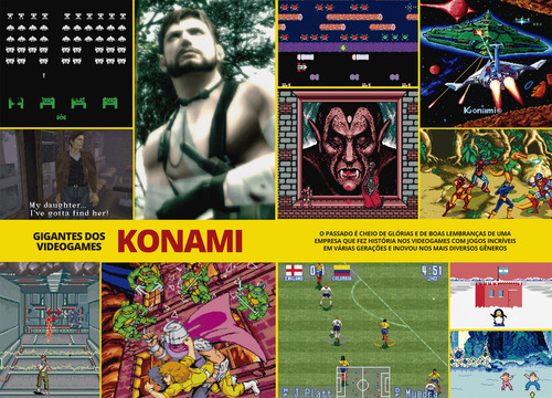 Gigantes do Videogame: Konami 1 - História, de Editora Europa. Editorial Editora Europa Ltda., capa mole em português, 2022