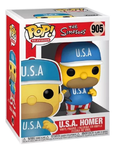 Funko Pop - The Simpsons - Usa Homer No. 905