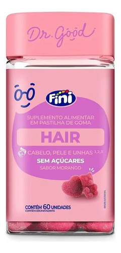 Dr. Good Hair (cabelo, Pele E Unhas) 60 Pastilhas 1 Unidade