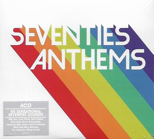 Box 4 Cds Seventies Anthems / Greatest Hits 70's (2018) Eur