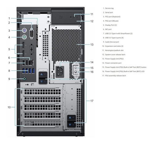 Servidor Dell Poweredge T40 Intel Xeon 8gb Ram 1tb Hdd Nuevo