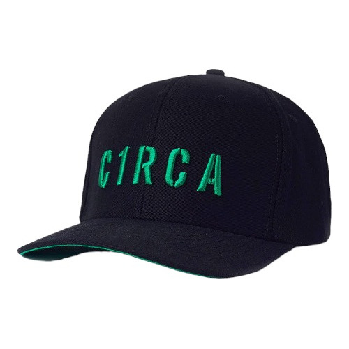 Gorra Circa Modelo Private Negro Verde Snapback Exclusiva