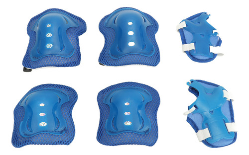 Rodilleras Y Coderas Blue Kids, Esponjas Suaves Para Patinaj