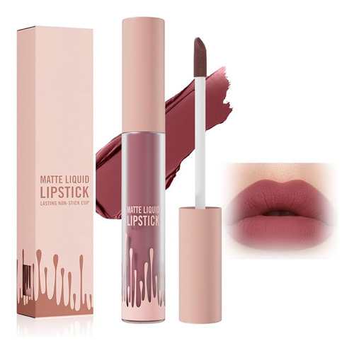 Lápiz Labial Con Textura Cremosa, Lápiz Labial Impermeable,