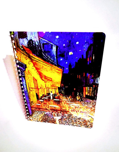 Cuaderno Profesional Para Bocetos Tapa Dura Diseño Van Gogh 