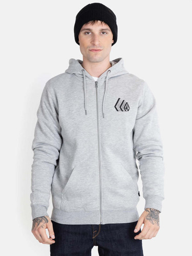 Poleron Skate Vitals Zip Fleece Hombre Volcom