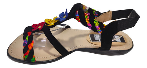 Huarache Sandalia Elástico Trenza Colores Amoldable Suave