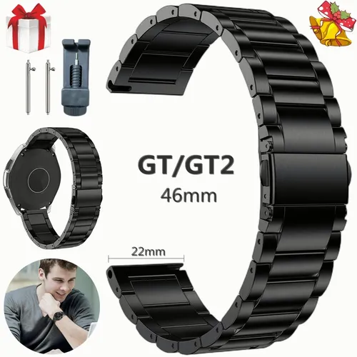 Compatible other 22mm Correa de silicona compatible adecuada Compatible con  Samsung Galaxy Watch 3 4 5 Gear S3 Huawei Watch Gt2/3 Pro Smart Watch Correa  de muñeca de repuesto Comp