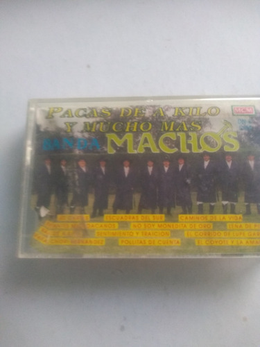 Cassette Banda Machos Pakas De A Kilo Y Más Mcm México 1993