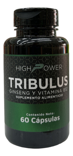 Tribulus Ginseng Y Vitamina B12 60 Cápsulas High Power