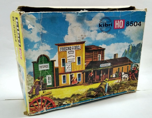 Imagen 2 de 7 de Kit Ciudad Del Lejano Oeste Marshall - Kibri 8504 (germany)